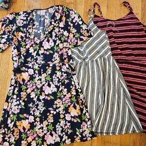 Bundle of 3 spring/summer dresses